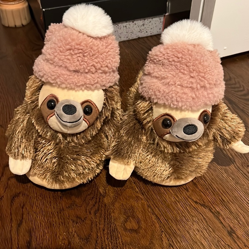 Sloth slippers from American Eagle